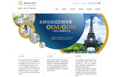 佛山市夢莎美容化妝品網站建設項目 - 互諾科技客戶案例分享